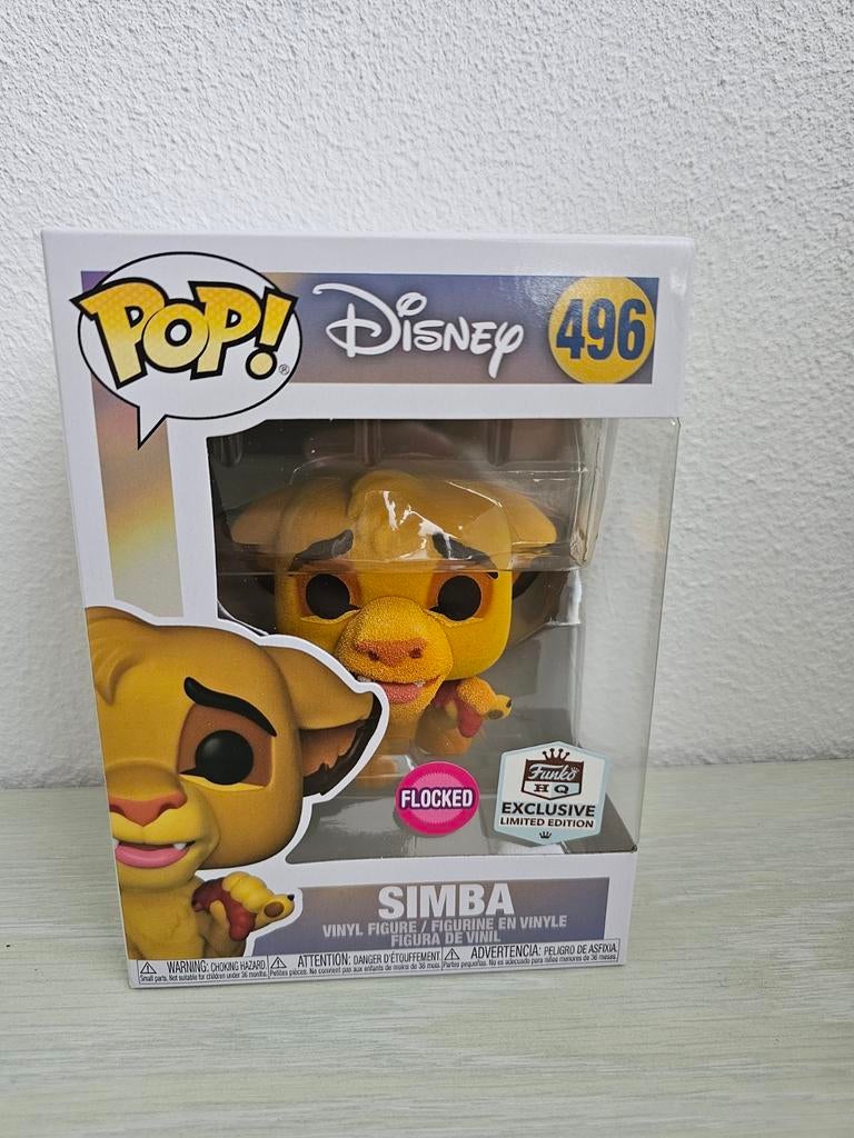 Simba - Flocked HQ Exclusive - Disney - 496, 21 Holborn Viaduct, London, EC1A 2DY, SupportEMEA@Funko.com, Funko, Nieuw
