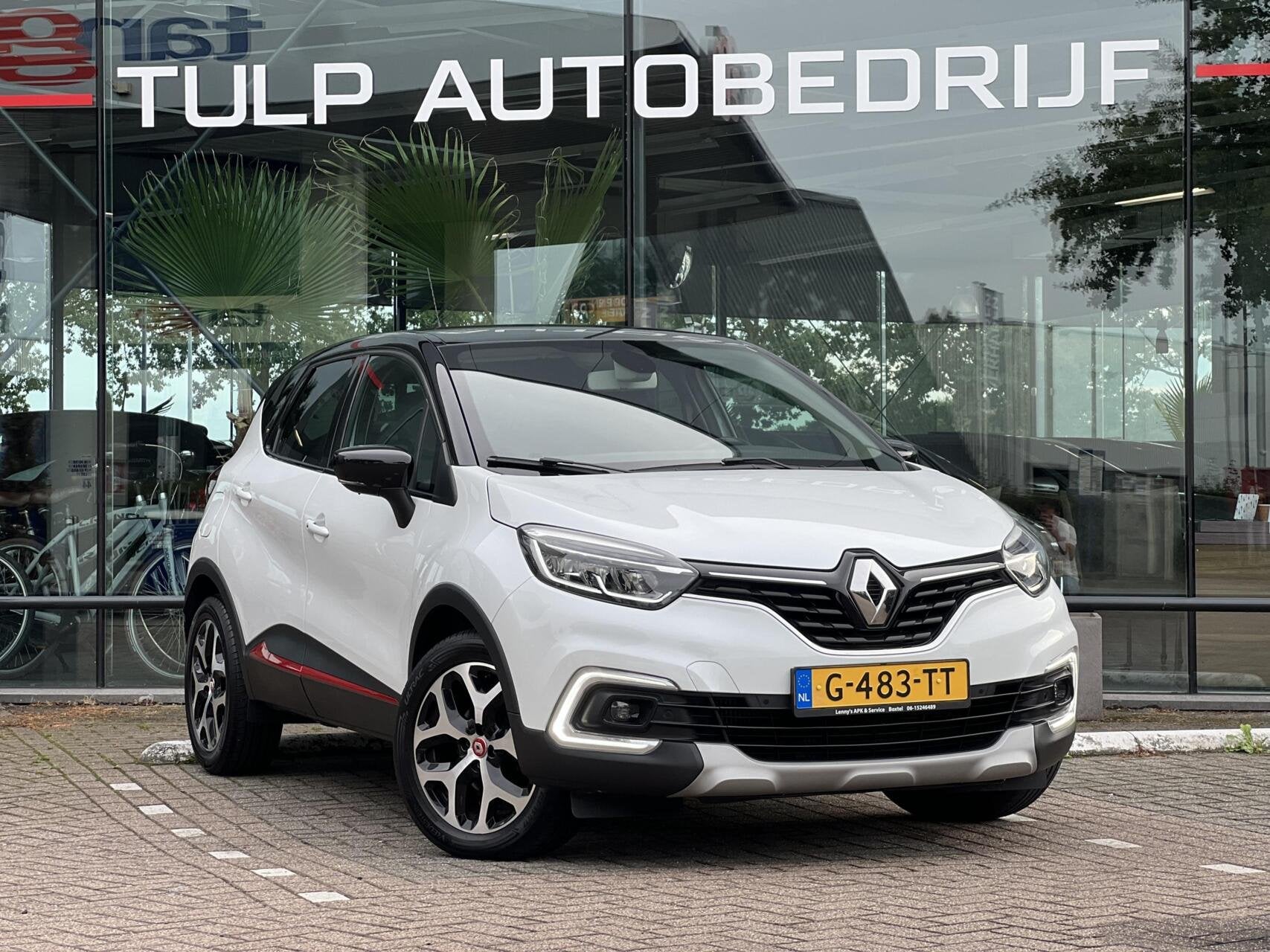 Renault Captur 1.3 TCe Intens Automaat BiColor Goed onderhou, 4 cilinders, 150 pk, Leder en Stof, Wit