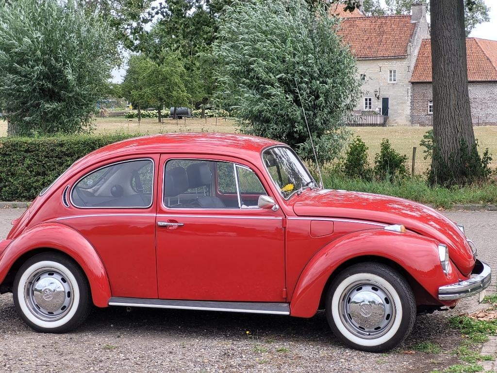 Volkswagen Kever 1302 1971 Rood, Achterwielaandrijving, 4 cilinders, 1600 cc, Handgeschakeld