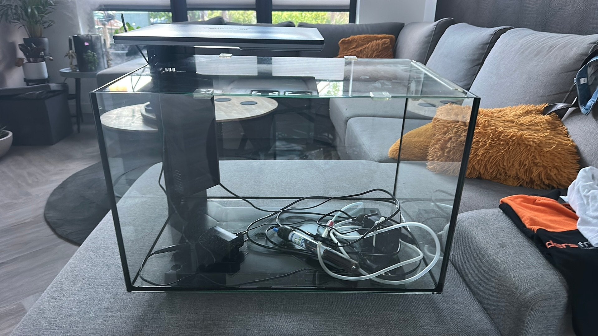 Aquarium superfish, Ophalen, Zo goed als nieuw, Leeg aquarium