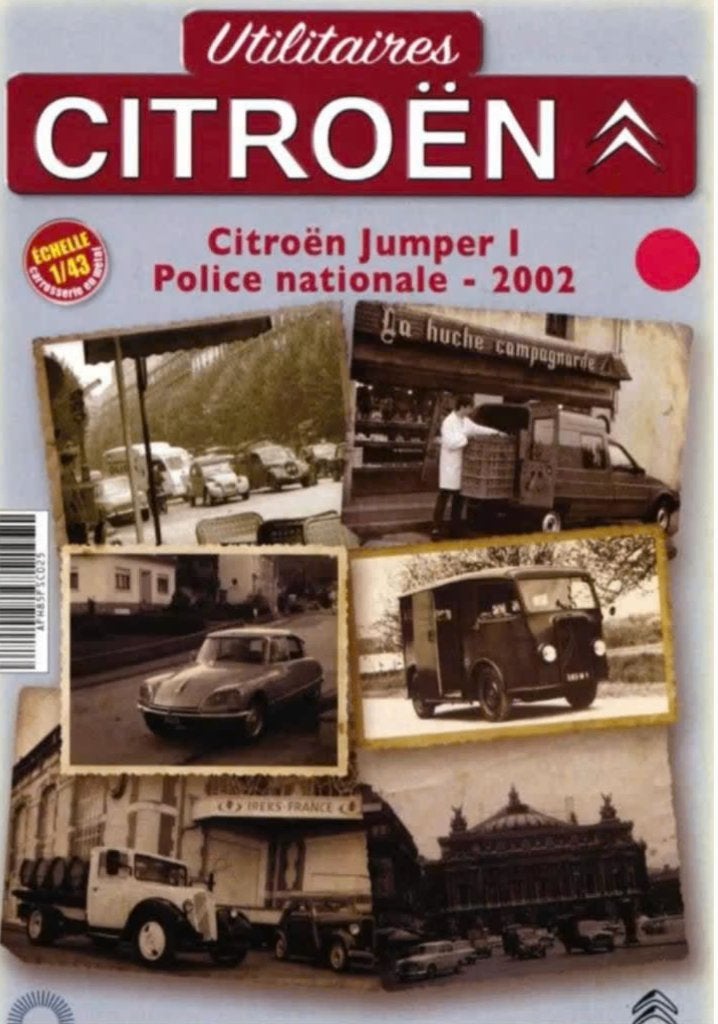 Citroen Jumper I police 2002 1/43 Utilitaires Citroen # 24, Hobby en Vrije tijd, Modelauto's | 1:43, Verzenden, Nieuw, Bus of Vrachtwagen