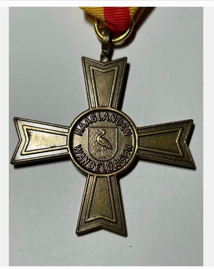 Medaille Haaglanden Wandeldagen, Ophalen of Verzenden, Overige materialen, Nederland