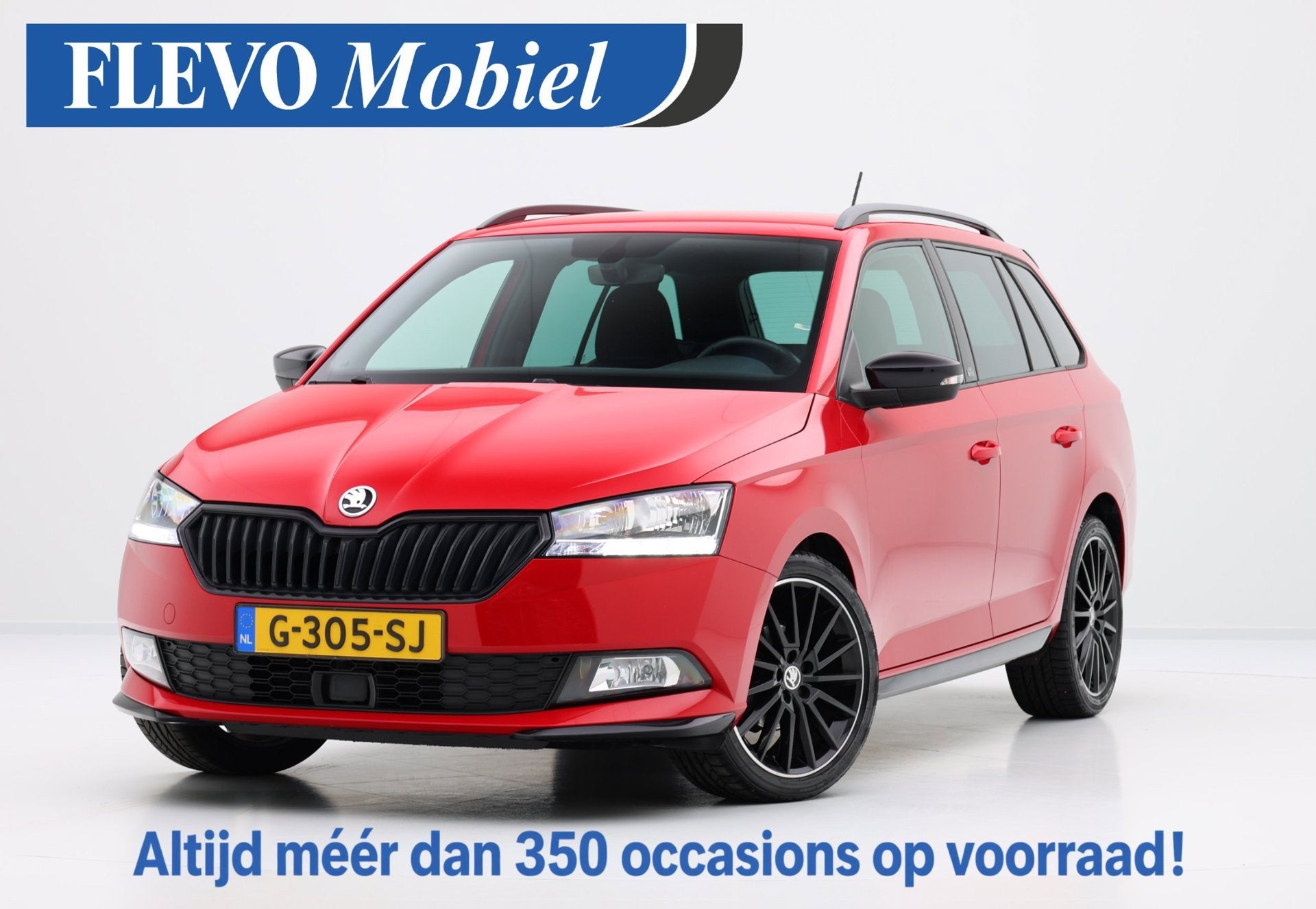 Skoda Fabia Combi 1.0 TSI Monte Carlo Clima|Sportstoelen|Nav, Auto's, Voorwielaandrijving, Dealer onderhouden, Stof, Gebruikt