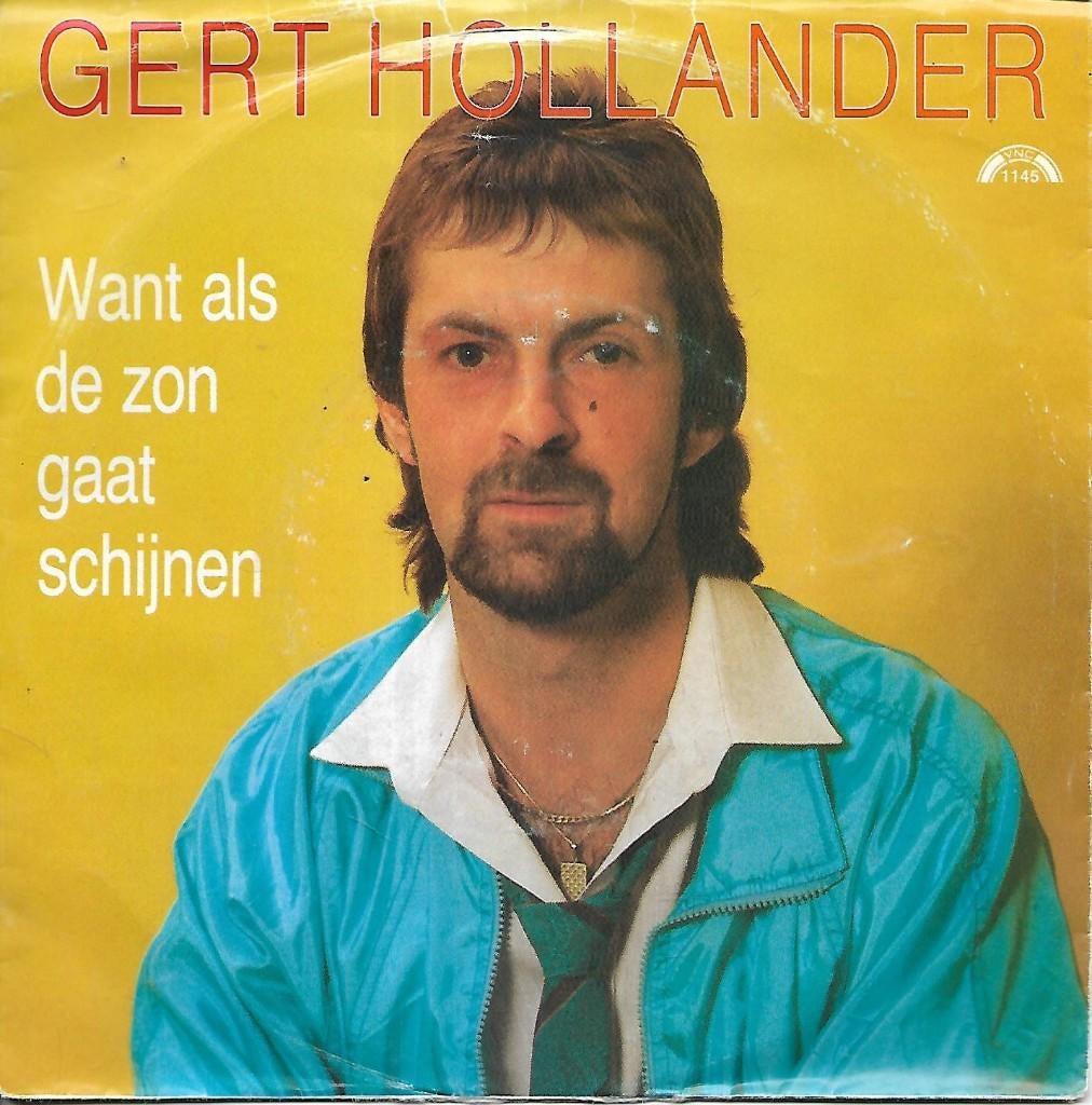 Gert Hollander - Want als de zon gaat schijnen, Gebruikt, 7 inch, Single, Ophalen of Verzenden