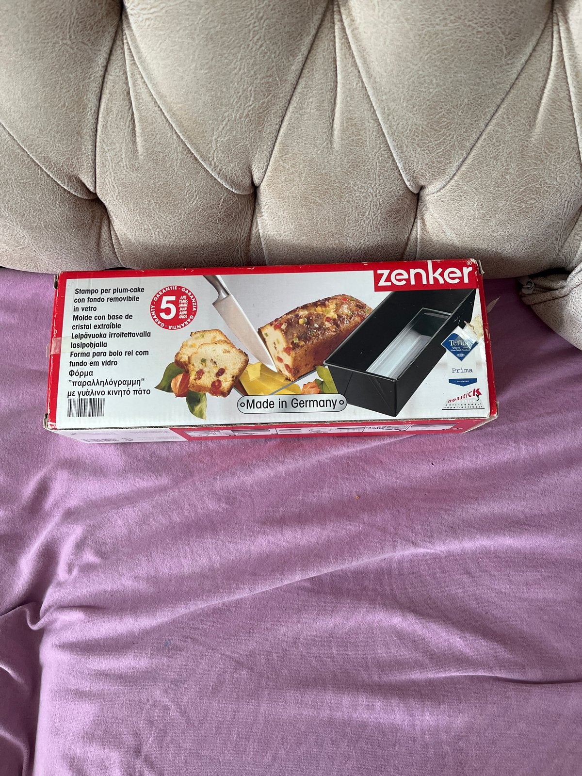 Zenker bakvorm met glazen bodem - Made in Germany, Ophalen of Verzenden, Nieuw