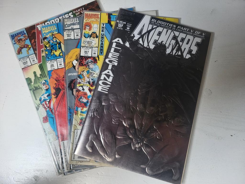 Bloodties. Avengers. Uncanny X-men crossover  compleet, Boeken, Complete serie of reeks, Ophalen of Verzenden, Zo goed als nieuw