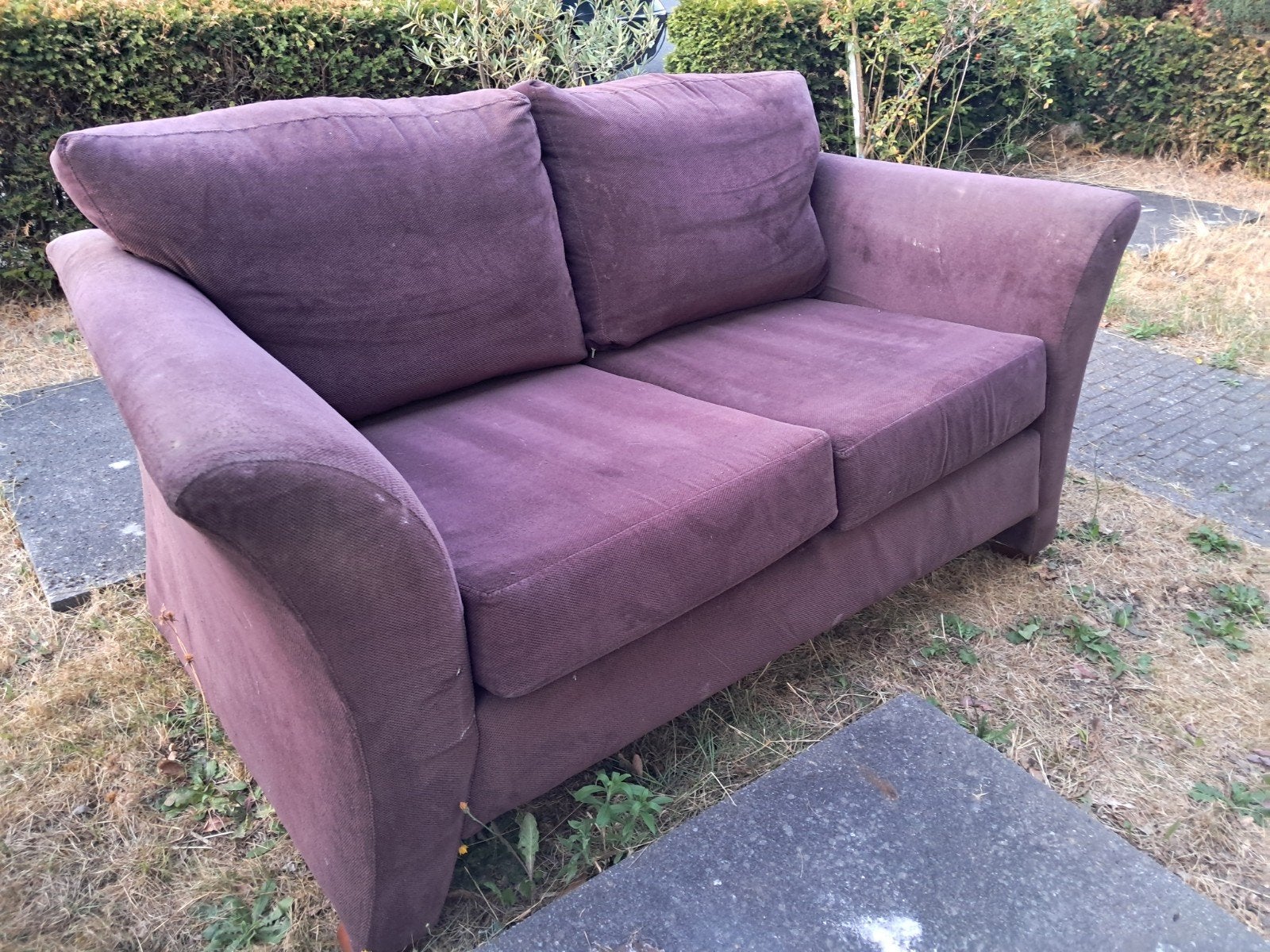 Gratis twee personen bank, Huis en Inrichting, Ophalen of Verzenden, Gebruikt, 75 tot 100 cm, Tweepersoons