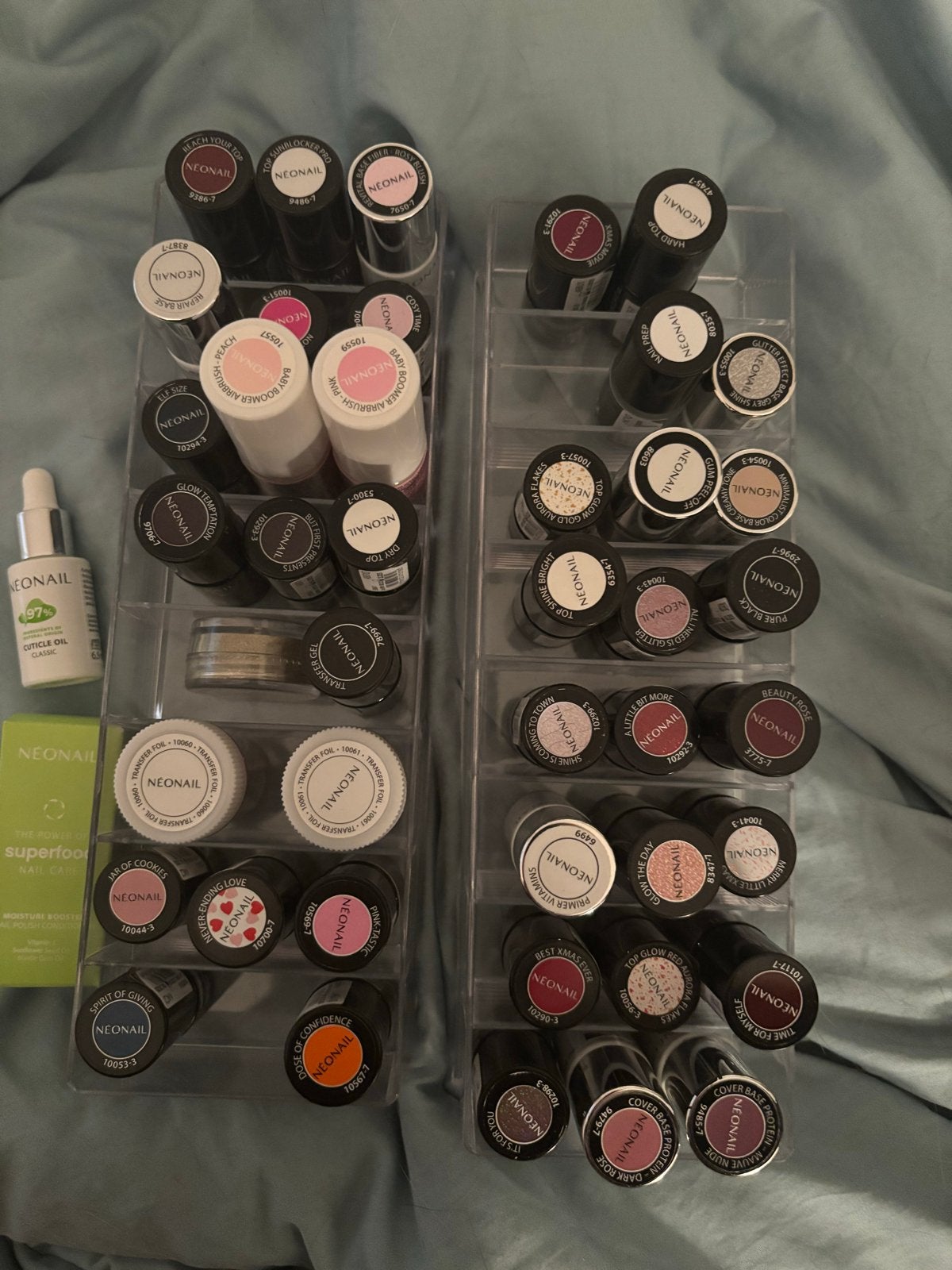 Neonail gellak collectie met verzorgingsproducten, Ophalen of Verzenden, Gebruikt, Overige kleuren, Handen en Nagels