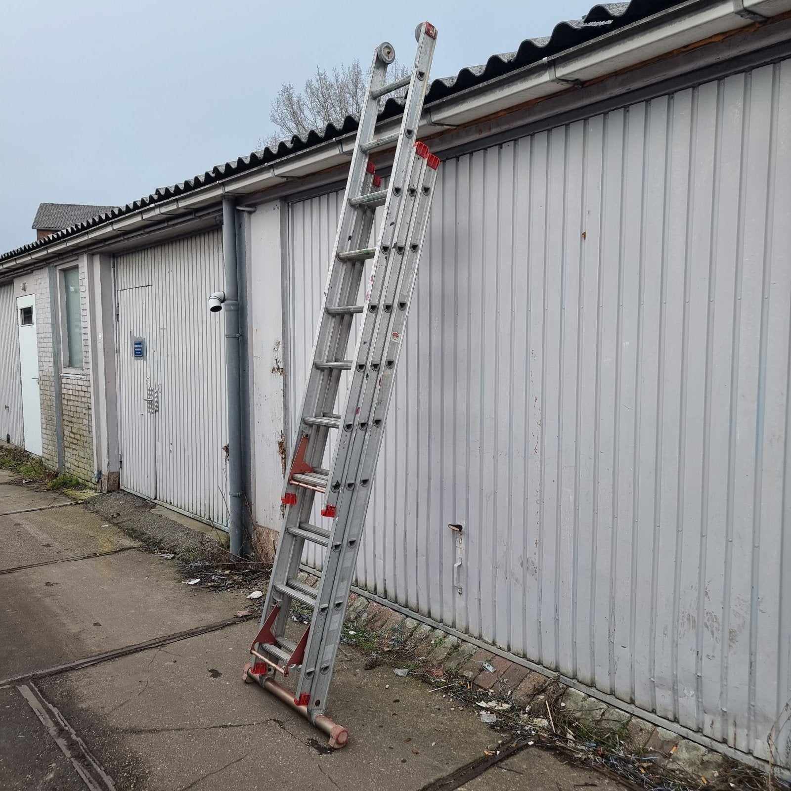 Altrex Ladder 3-delig, Ophalen, Gebruikt, Ladder, Opvouwbaar of Inschuifbaar