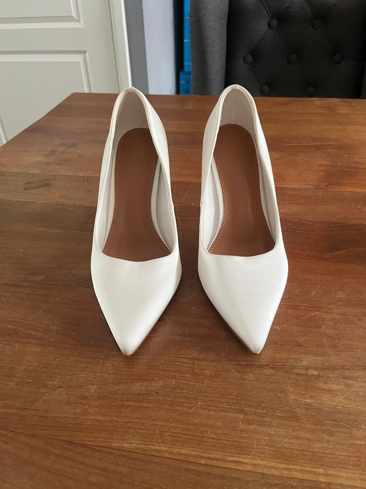 Dames schoen, Ophalen, Wit, Zo goed als nieuw, Schoenen met hoge hakken