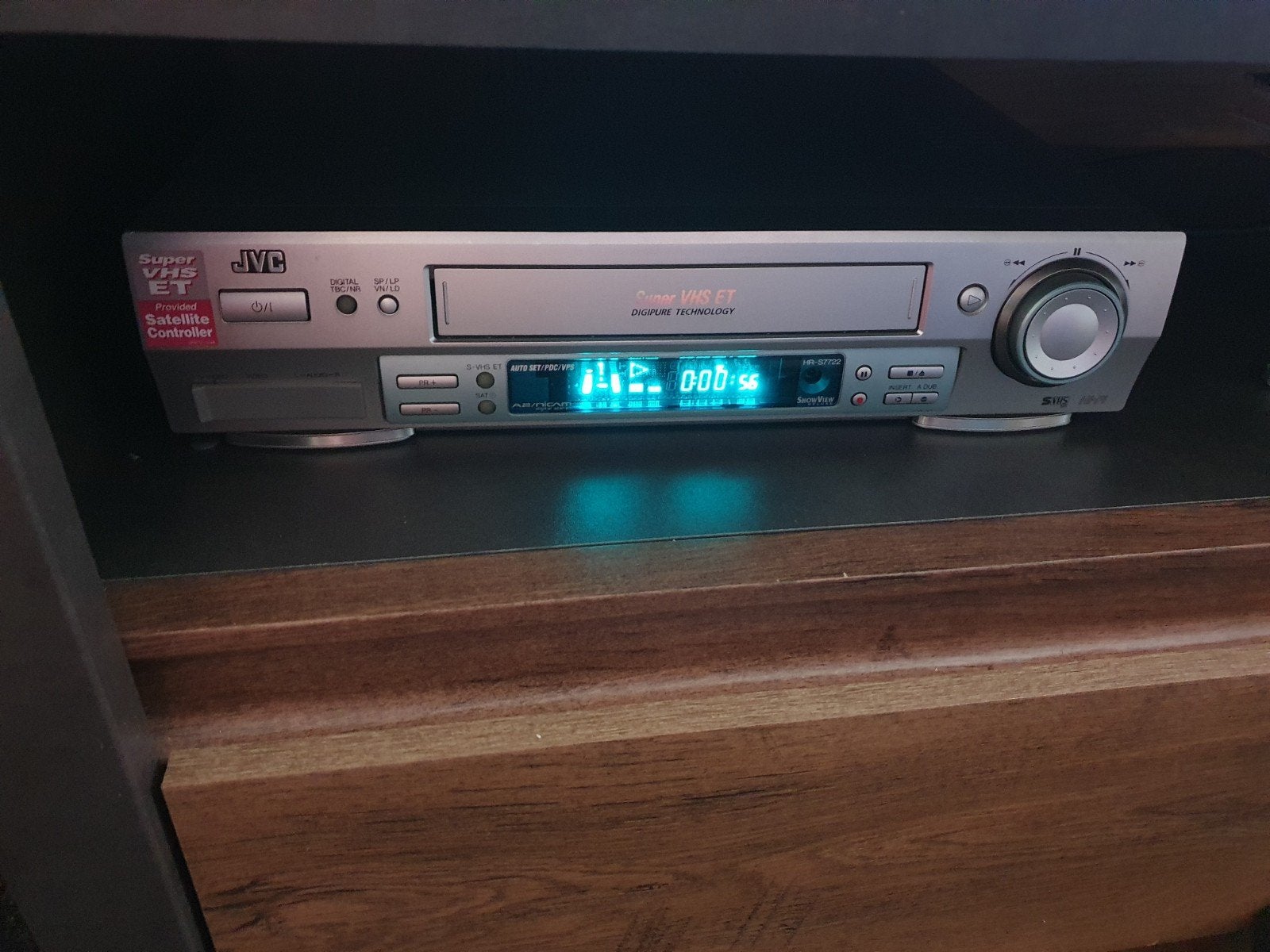 JVC HR-S7722 S-VHS Videorecorder - Goede Staat, Ophalen, Gebruikt, VHS-speler of -recorder