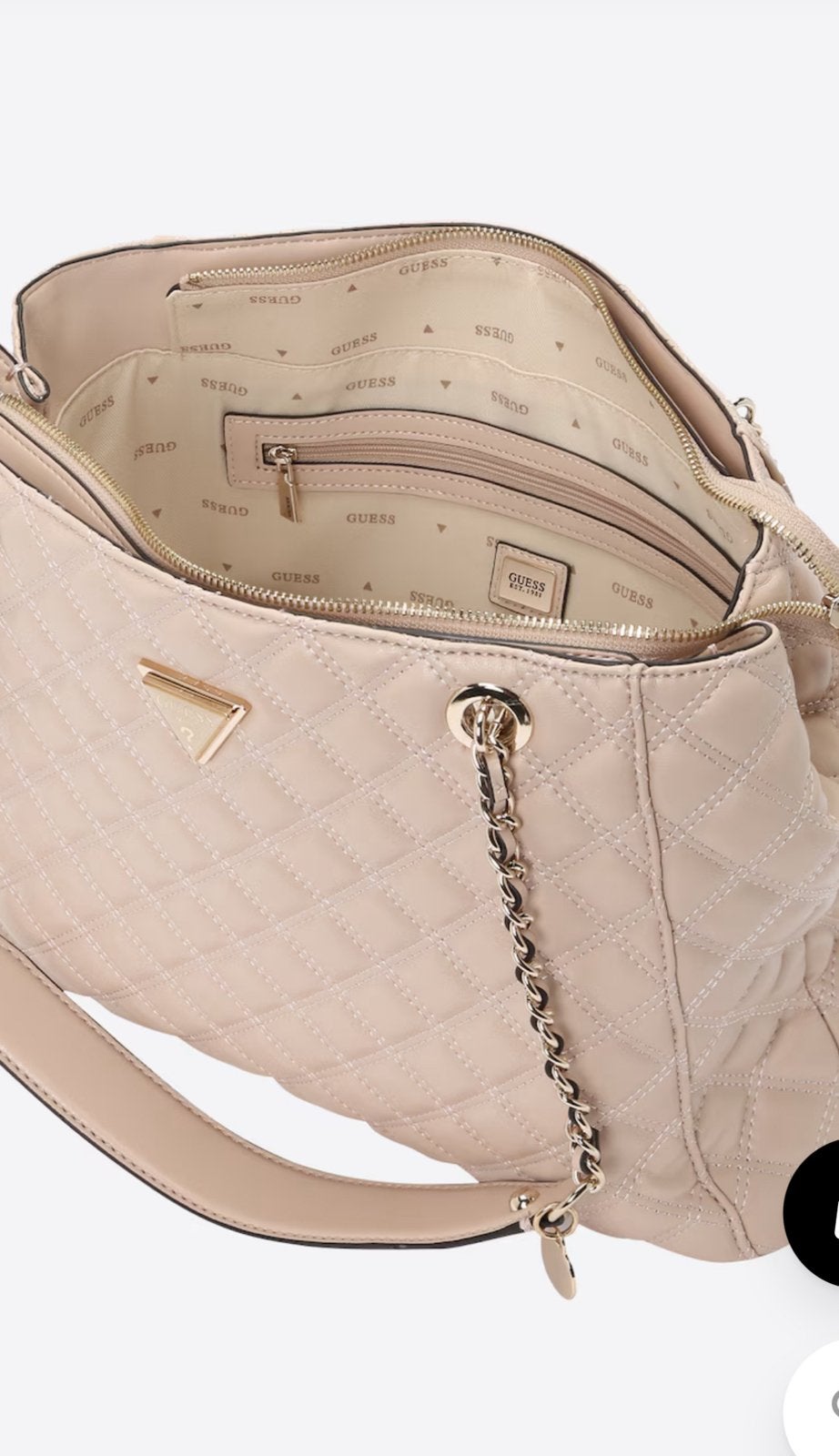 Tas shopper Guess, Ophalen of Verzenden, Zo goed als nieuw, Beige, Shopper