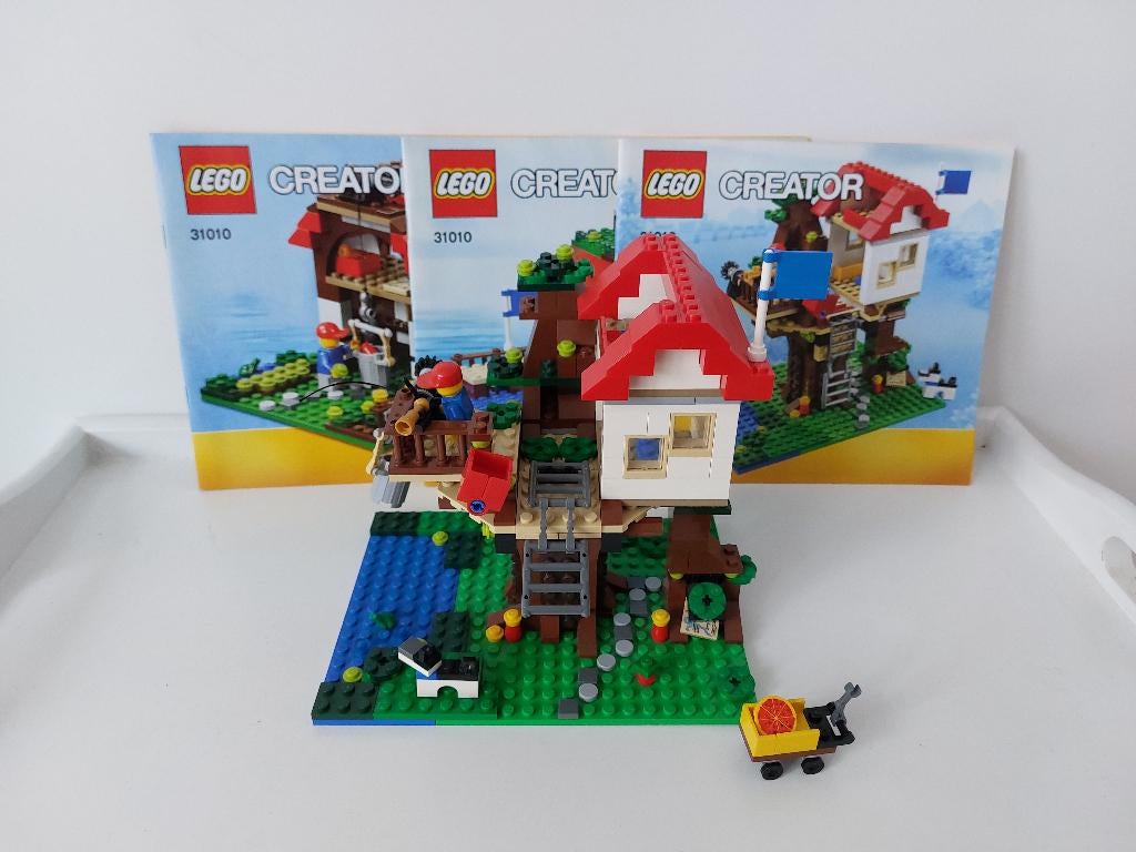 Lego Creator 31010 Treehouse / boomhut, Compleet, Gebruikte blokjes met nopjes, Lego, Ophalen of Verzenden