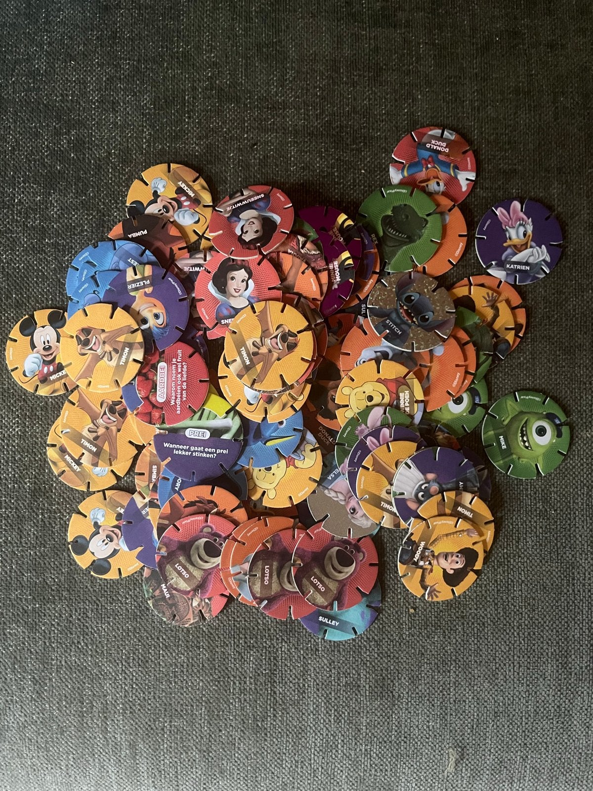 Disney Flippo's / Kaartjes - Diverse Figuren, Ophalen of Verzenden, Gebruikt