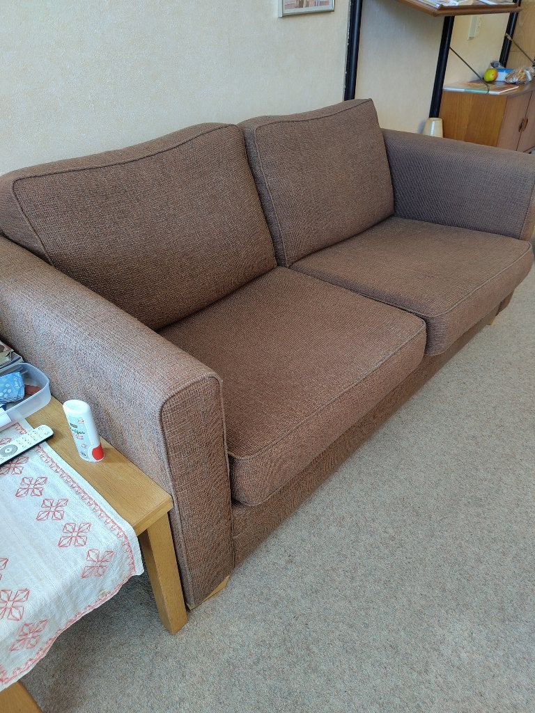 bank, Huis en Inrichting, Banken | Bankstellen, Ophalen, Gebruikt, 150 tot 200 cm, Tweepersoons