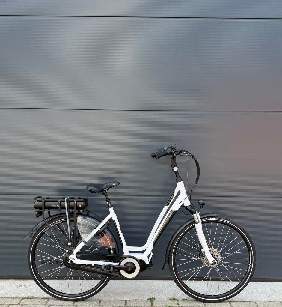 Amslod Aston MTX middenmotor elektrische fiets 600WH, Versnellingen, Zo goed als nieuw, 50 tot 53 cm, Ophalen