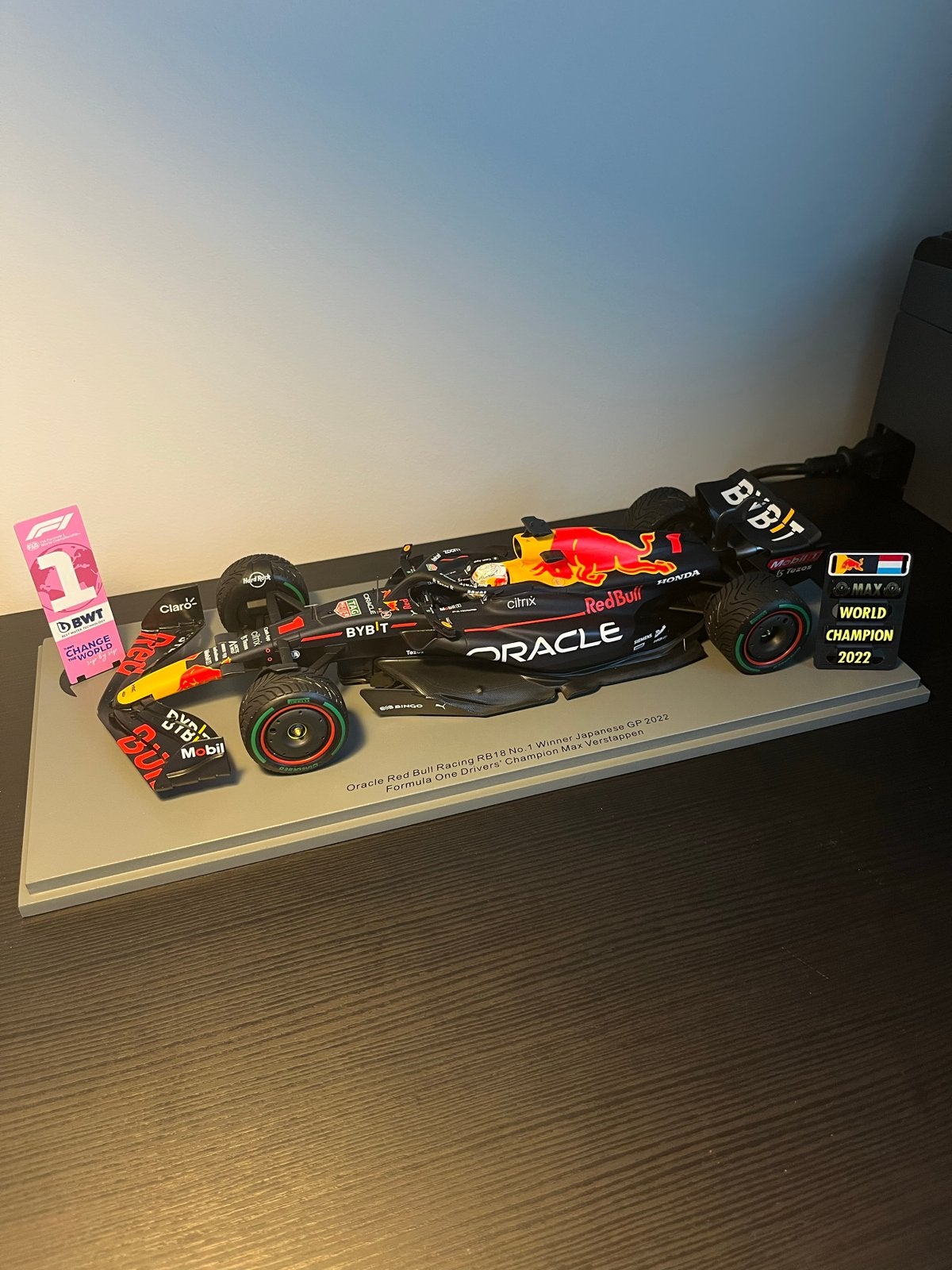 Spark 1:18 Max Verstappen Red Bull RB18 Japan GP 2022, Ophalen of Verzenden, Zo goed als nieuw, Auto, Overige merken