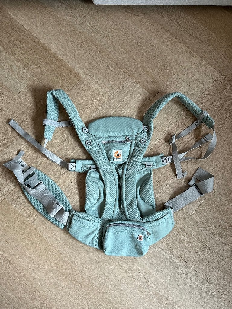 Draagzak Ergobaby Omni Breeze (zee)groen/mint, Kinderen en Baby's, Babydragers en Draagdoeken, Ophalen, Zo goed als nieuw, Draagzak
