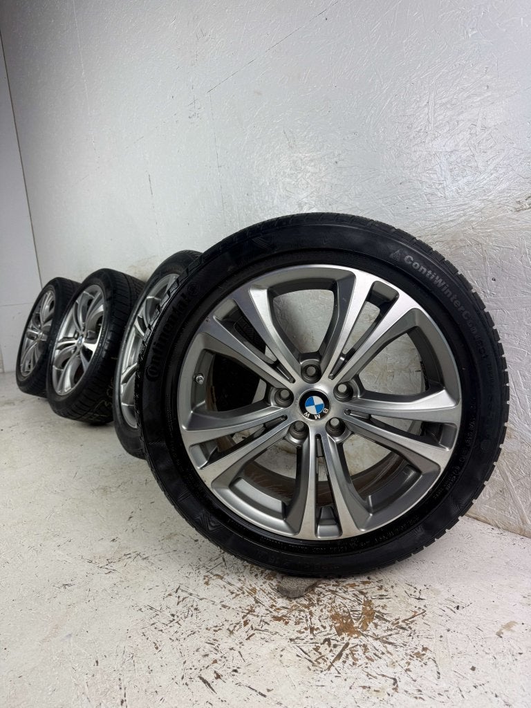 Originele BMW X1 X2 velgen 18" 5x112 Style 568 winterset, Auto-onderdelen, Niet ingevuld, 18 inch, Gebruikt, Banden en Velgen