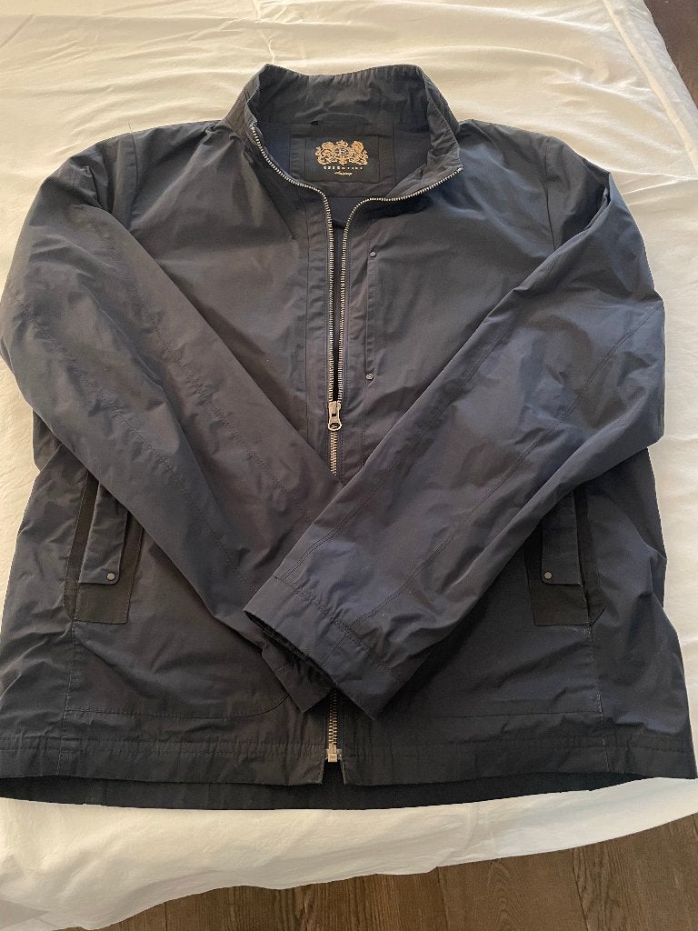 Essentiel Antwerp blauw herenjack maat L, Maat 52/54 (L), Essentiel Antwerp, Gedragen, Verzenden