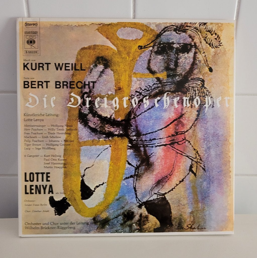 Dubbel LP Die Dreigroschenoper van Kurt Weil en Brecht, Ophalen, Opera of Operette, Modernisme tot heden, Zo goed als nieuw
