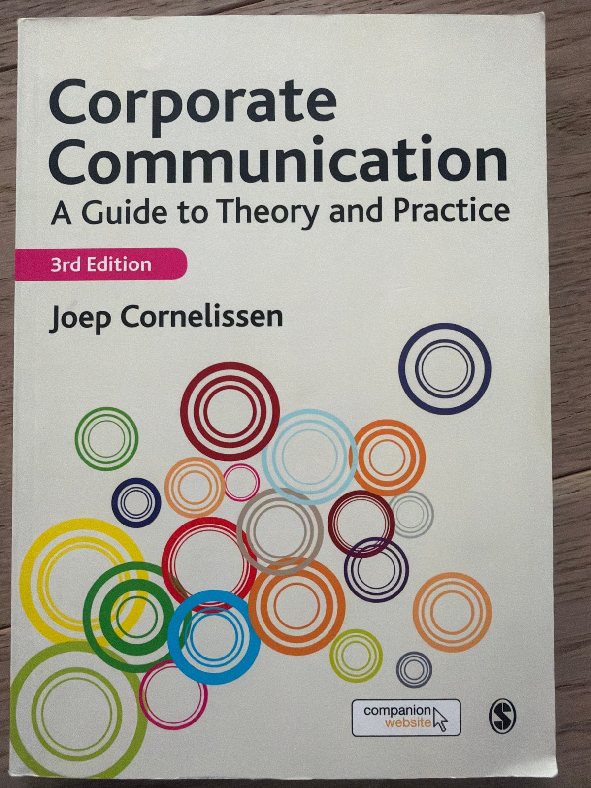 Corporate Communication - Joep Cornelissen (3e editie), Boeken, Ophalen of Verzenden, Gamma, Zo goed als nieuw, HBO