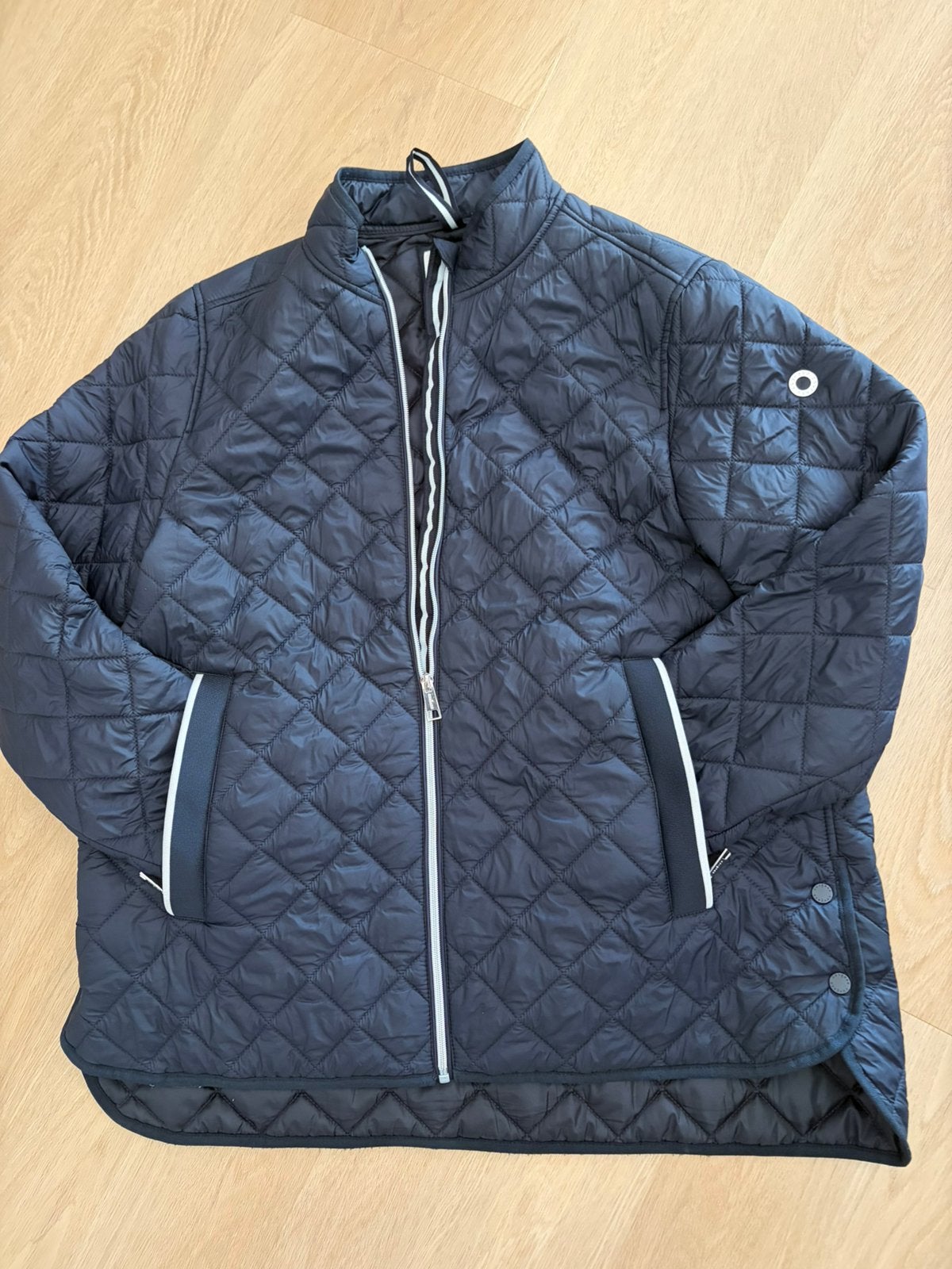 Fijne dblauwe gewatteerde jas Covered xxl  als nieuw, Ophalen of Verzenden, Zo goed als nieuw, Maat 46/48 (XL) of groter, Blauw