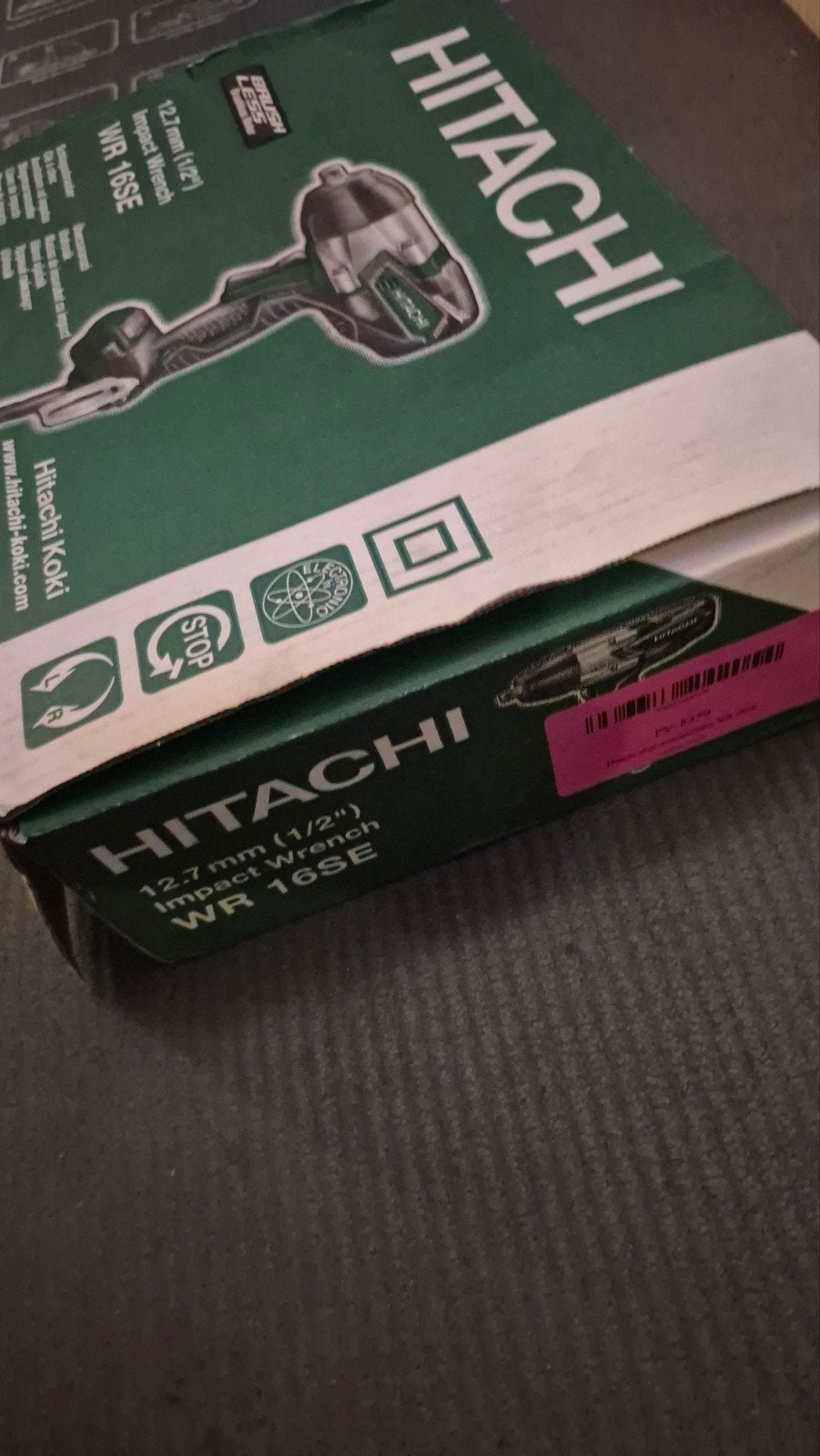 Hitachi WR 16SE Slagmoersleutel 12.7mm (1/2"), Ophalen of Verzenden, Nieuw, Overige typen