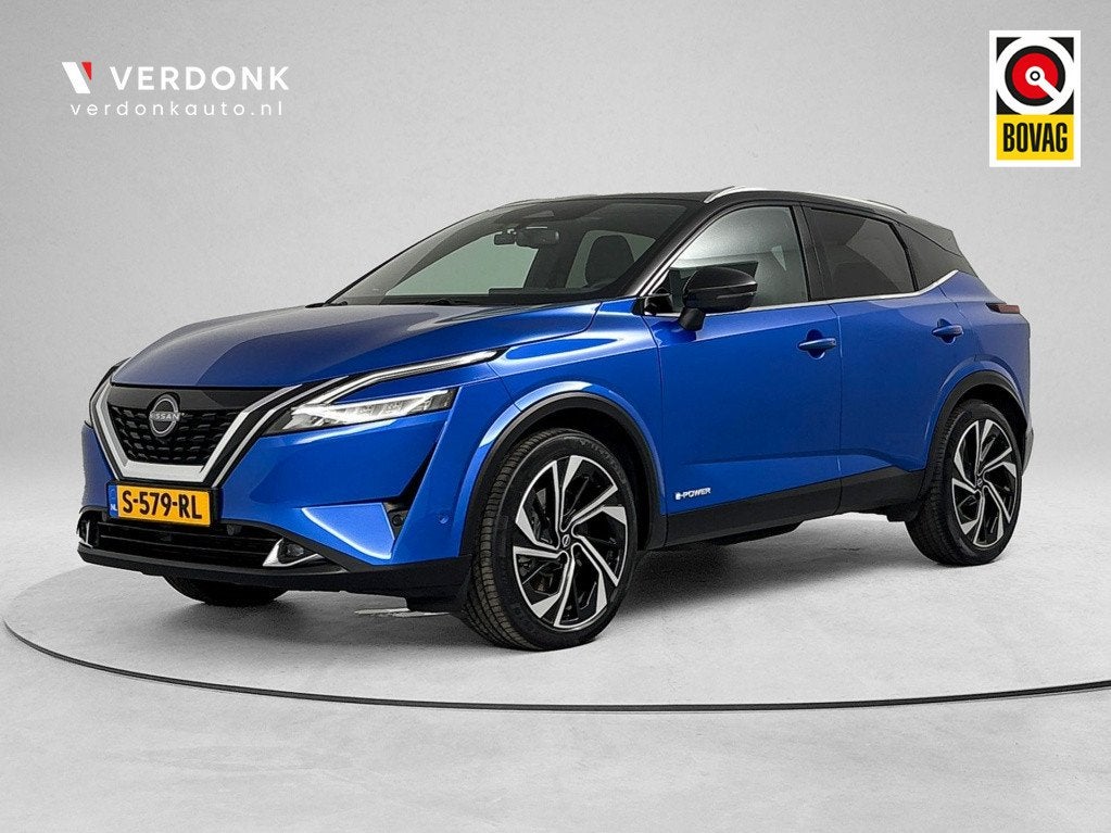 Nissan QASHQAI 1.5 ePower Tekna + (bj 2023, automaat), Auto's, Automaat, 1497 cc, Gebruikt, Blauw