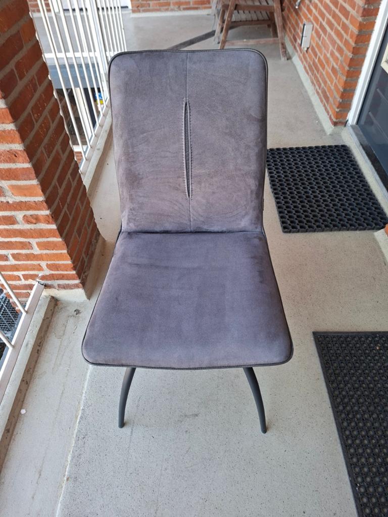 2 Xooon eetkamerstoelen - Grijs, Ophalen