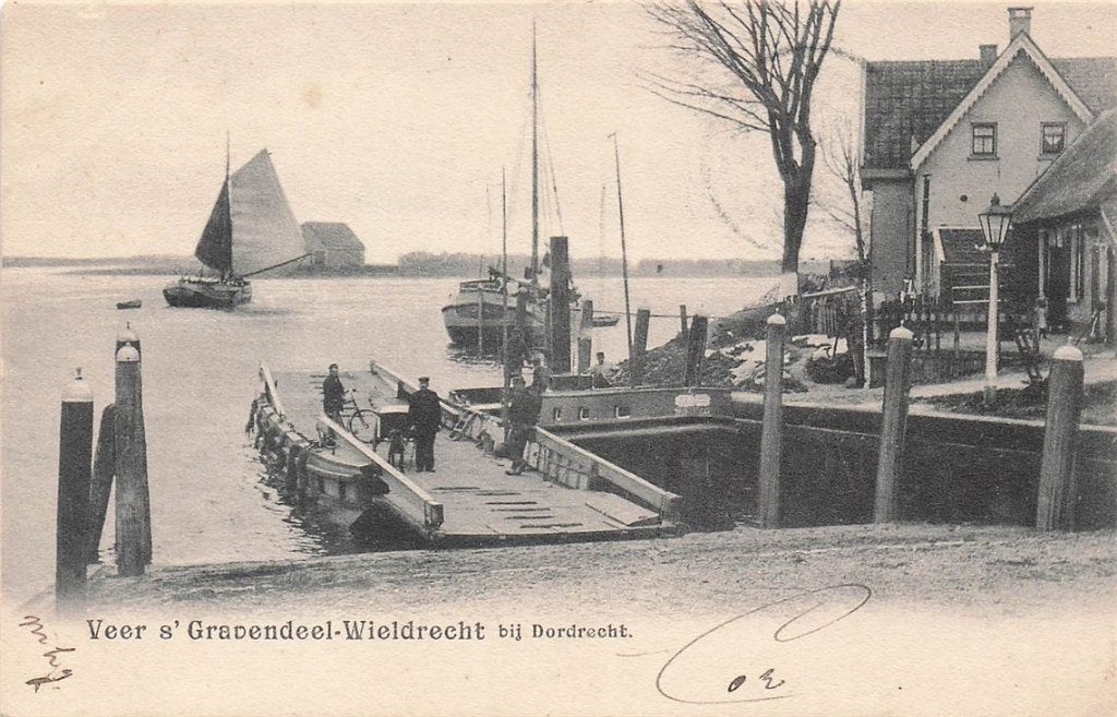 702-221-027 Veer S' Gravendeel-Wieldrecht Bij Dordrecht, Verzenden, Voor 1920, Zuid-Holland