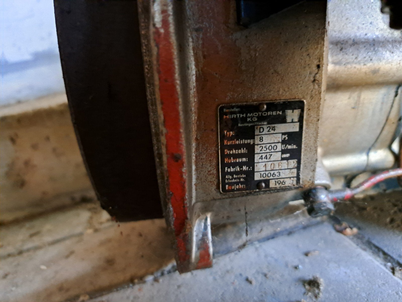 aandrijf motoren diesel hirth, Ophalen, Gebruikt