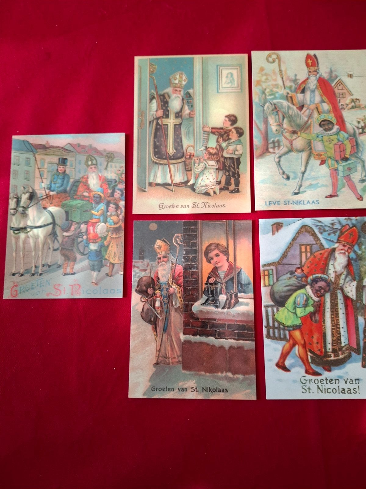 nostalgische Sinterklaas kaarten, Diversen, Ophalen of Verzenden