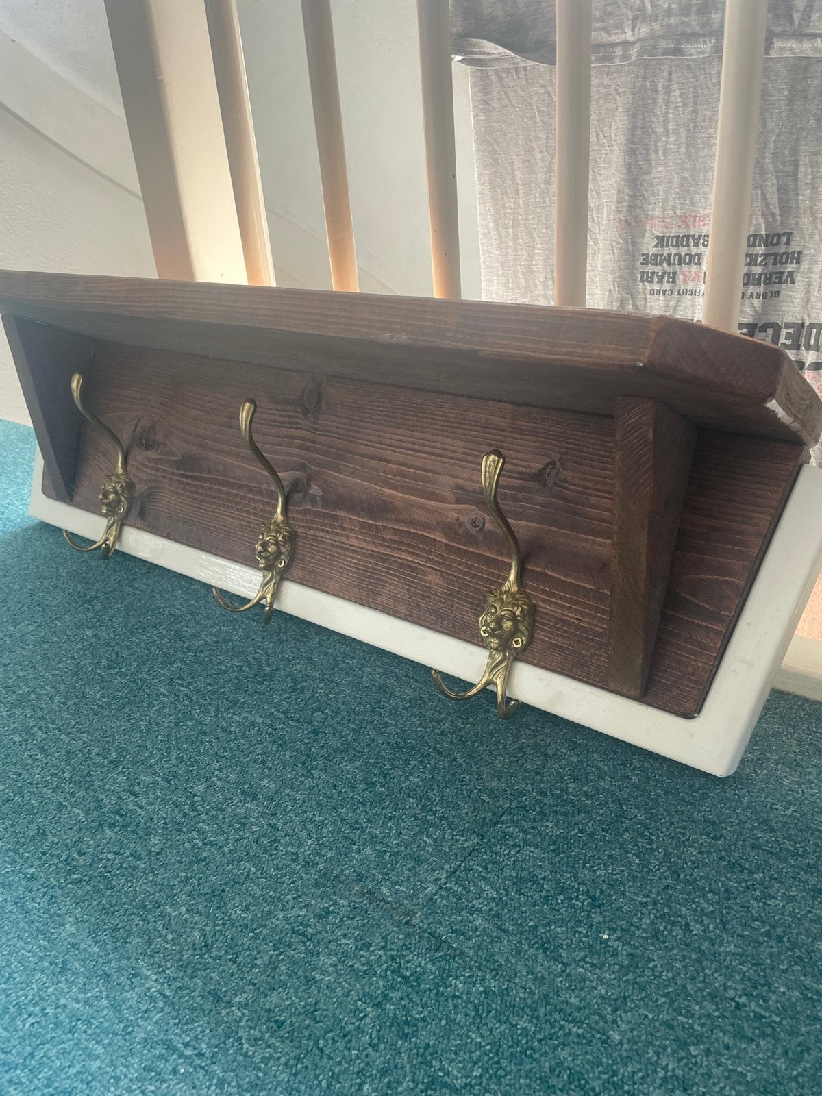 mooie stevige kapstok, Huis en Inrichting, Zo goed als nieuw, Minder dan 100 cm, Hout, Ophalen
