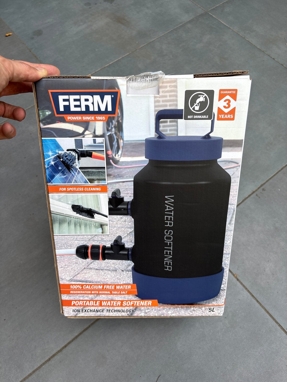 Ferm Draagbare Waterontharder, Witgoed en Apparatuur, Ophalen, Zo goed als nieuw