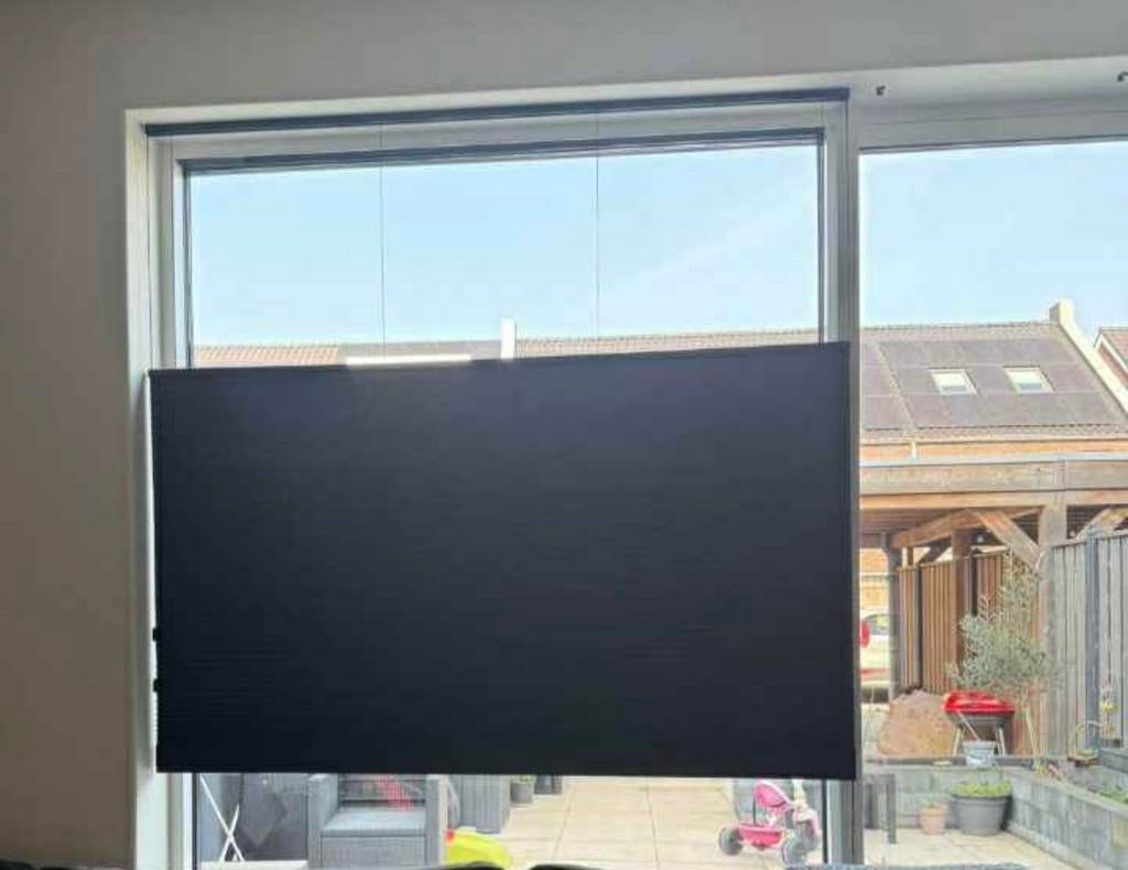 Zwarte Rolgordijnen 145x250 cm, Ophalen of Verzenden, Nieuw, Zwart