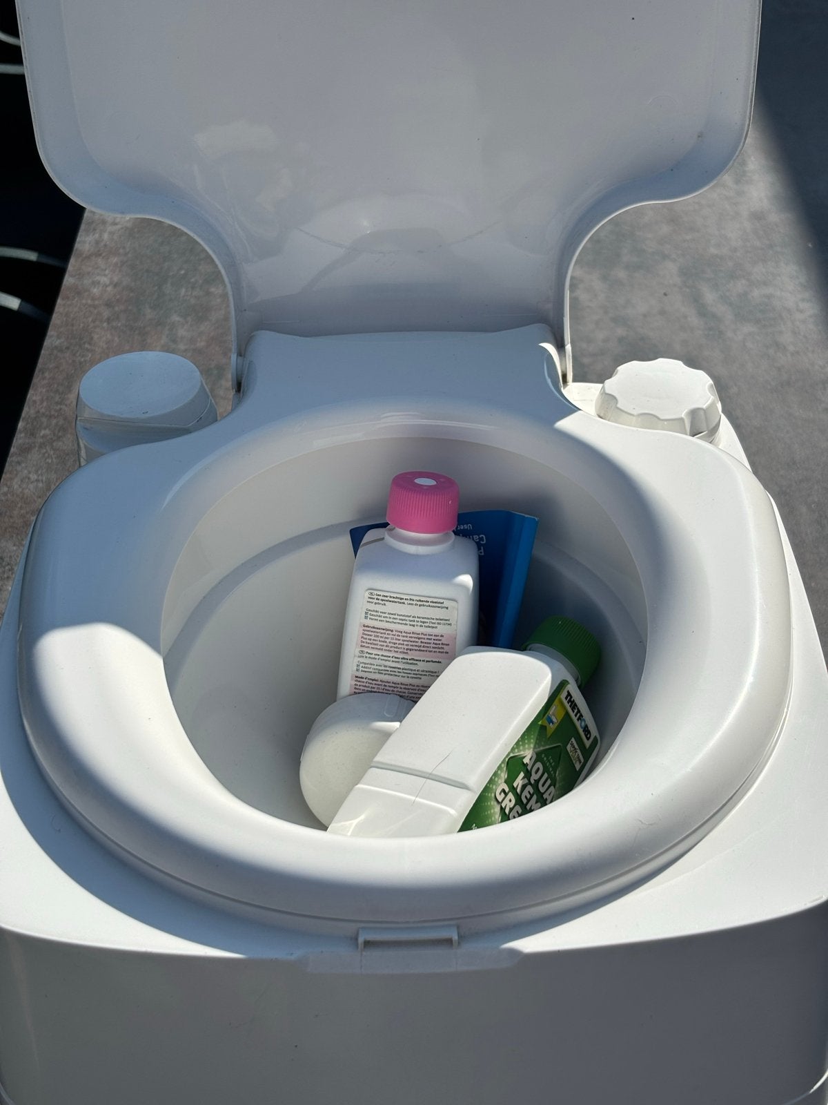 Porta Potti 365 mobiel toilet - Zo goed als nieuw, Caravans en Kamperen, Ophalen, Zo goed als nieuw