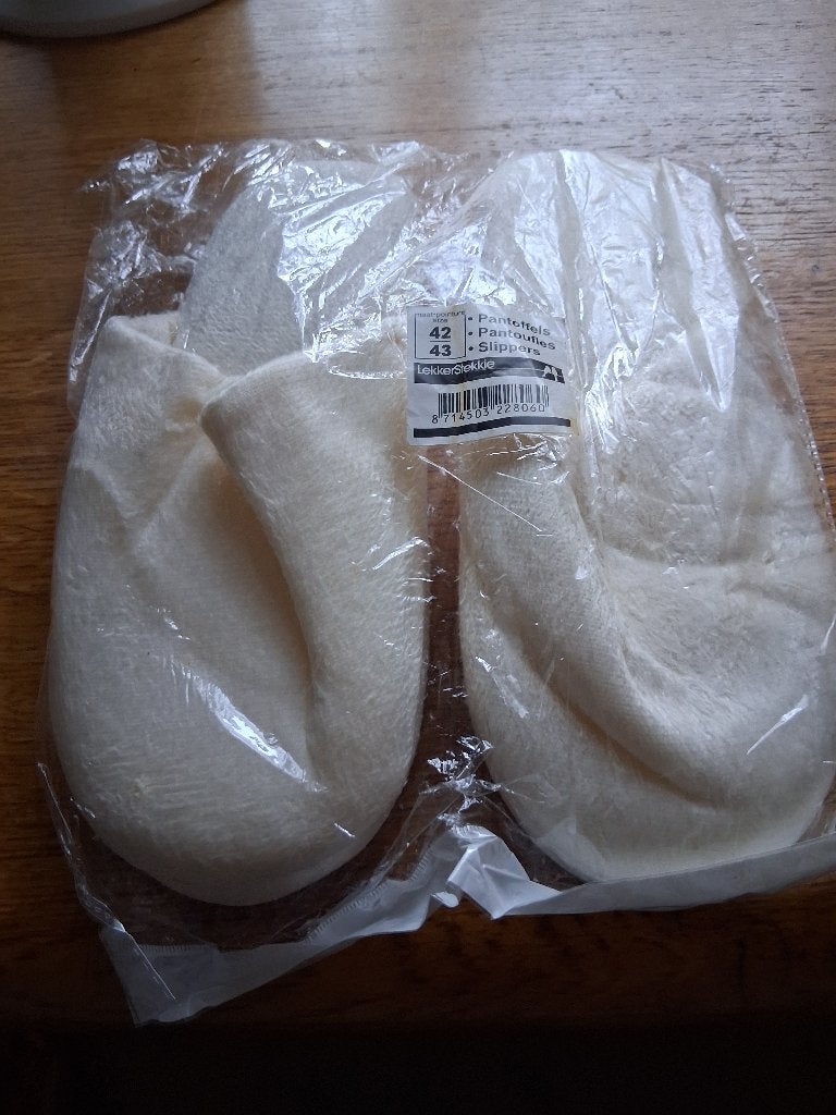 pantoffels, Ophalen, Wit, Pantoffels of Sloffen, Onbekend