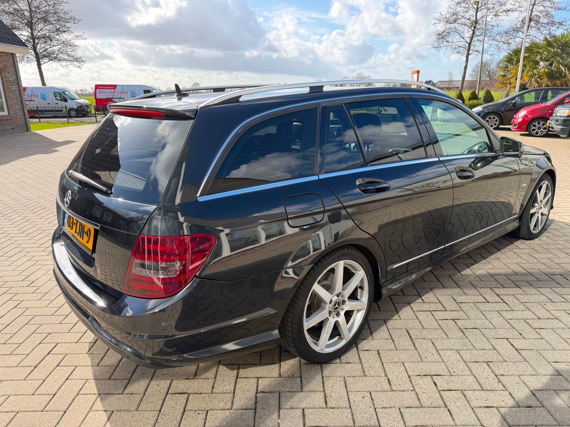 Mercedes-Benz C-klasse Estate 180 - Business Class 125 Avant, Auto's, Automaat, Euro 5, Zwart, Origineel Nederlands