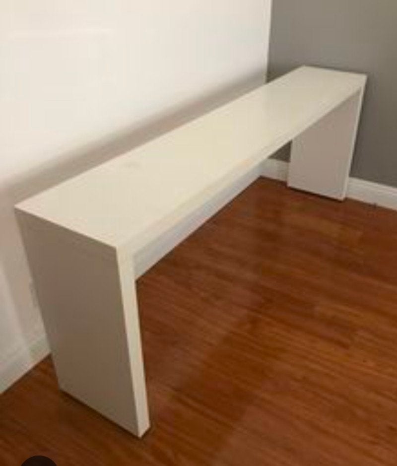 Ikea Malm Wit Dressoir/Sidetable - 190x36x73 cm, Huis en Inrichting, Ophalen, 50 – 75, Gebruikt, 150 tot 200 cm