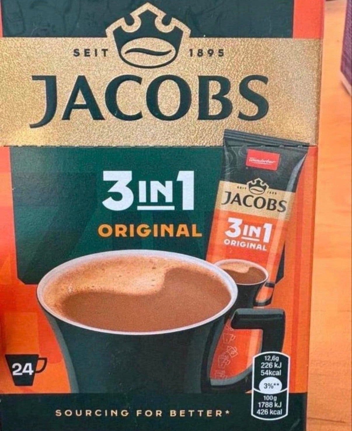 Partij 34 doosJacobs koffie 3-1 duitse douwe egberts koffie, Ophalen of Verzenden