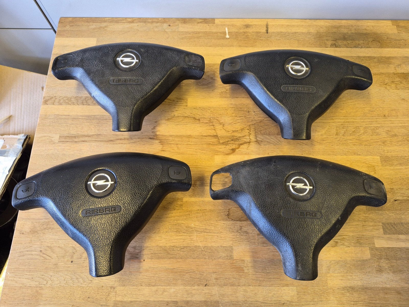 4x Airbag Opel Astra G, Zafira A, Corsa C, Agila A, Combo C, Auto-onderdelen, Ophalen, Gebruikt, Opel
