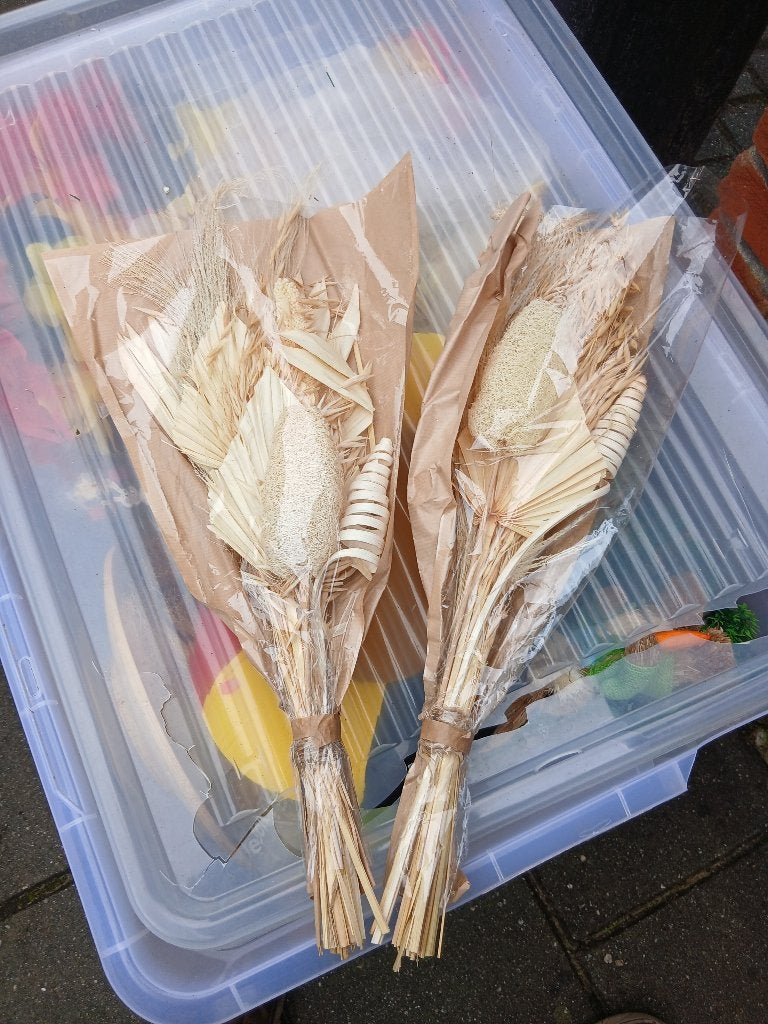 Droogbloemen, Ophalen, Zo goed als nieuw