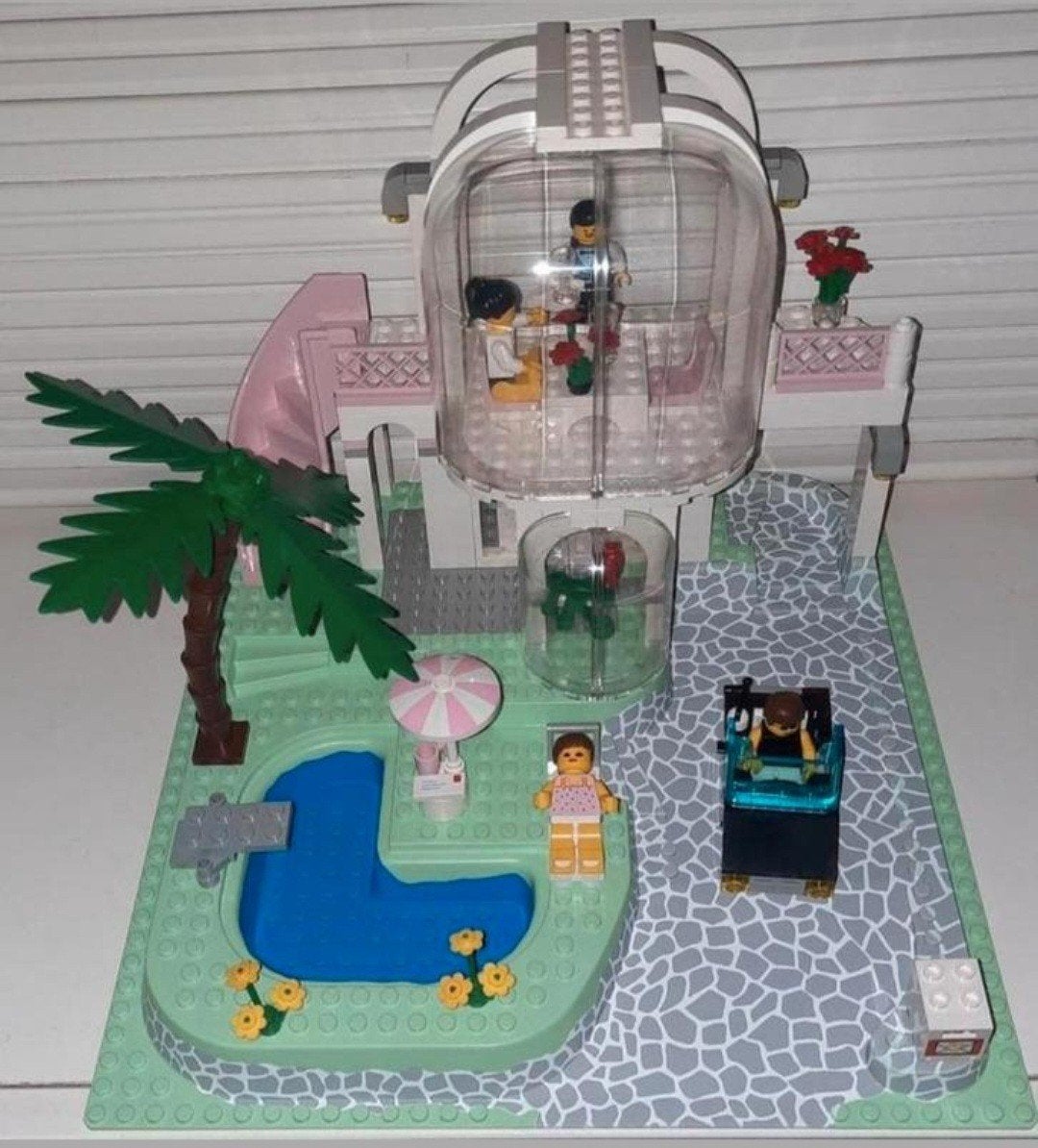 Lego System 6416 Poolside Paradise Compleet, Verzenden, Lego, Zo goed als nieuw, Compleet