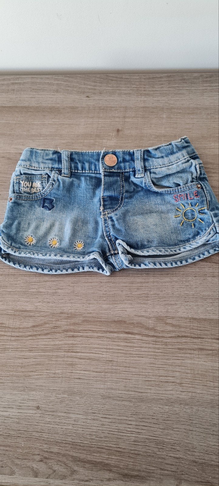 Zara BabyGirl spijkerbroekje maat 74, Kinderen en Baby's, Babykleding | Maat 80, Zara BabyGirl, Gebruikt, Broekje, Meisje