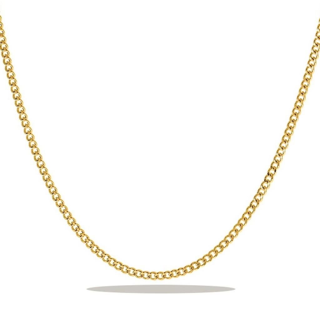 Juwelier Zwartevalk 14 karaat gouden gourmet ketting 55cm, Ophalen of Verzenden, Nieuw, Goud, Goud