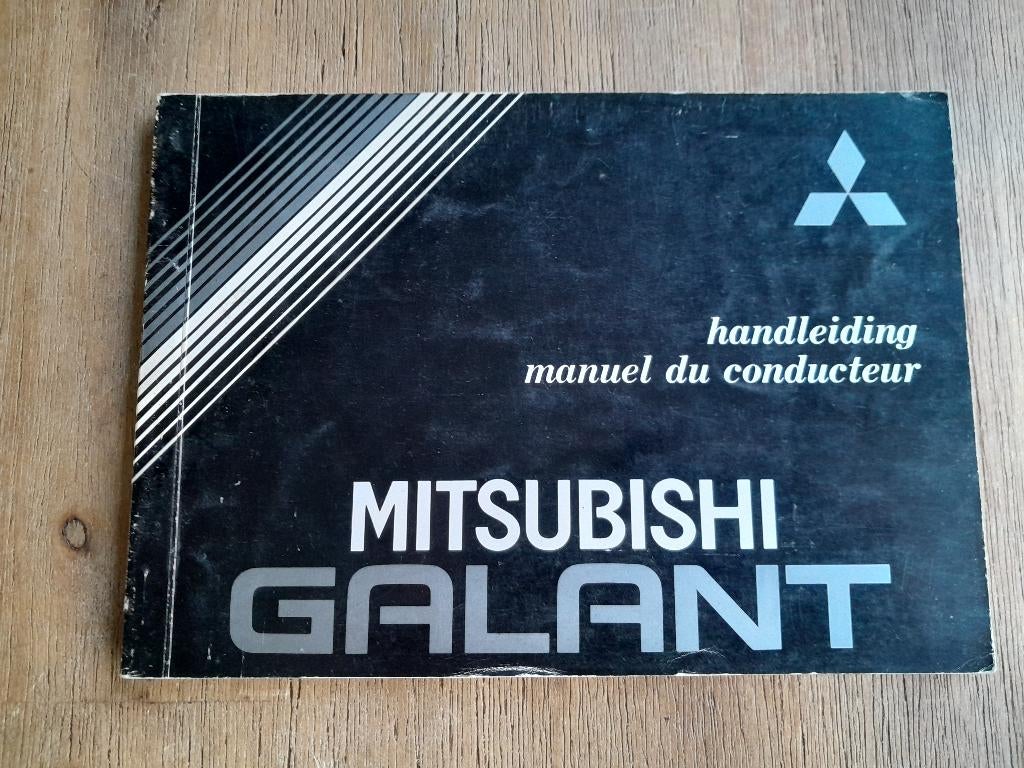 INSTRUCTIEBOEKJE -Origineel - Mitsubishi Galant -Model: 1986, Auto diversen, Handleidingen en Instructieboekjes, Verzenden