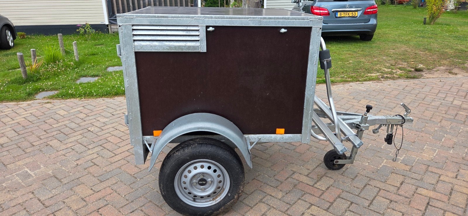 BW Trailers B.V.B.A. honden aanhanger met fietsendrager, Ophalen, Gebruikt, Overige typen