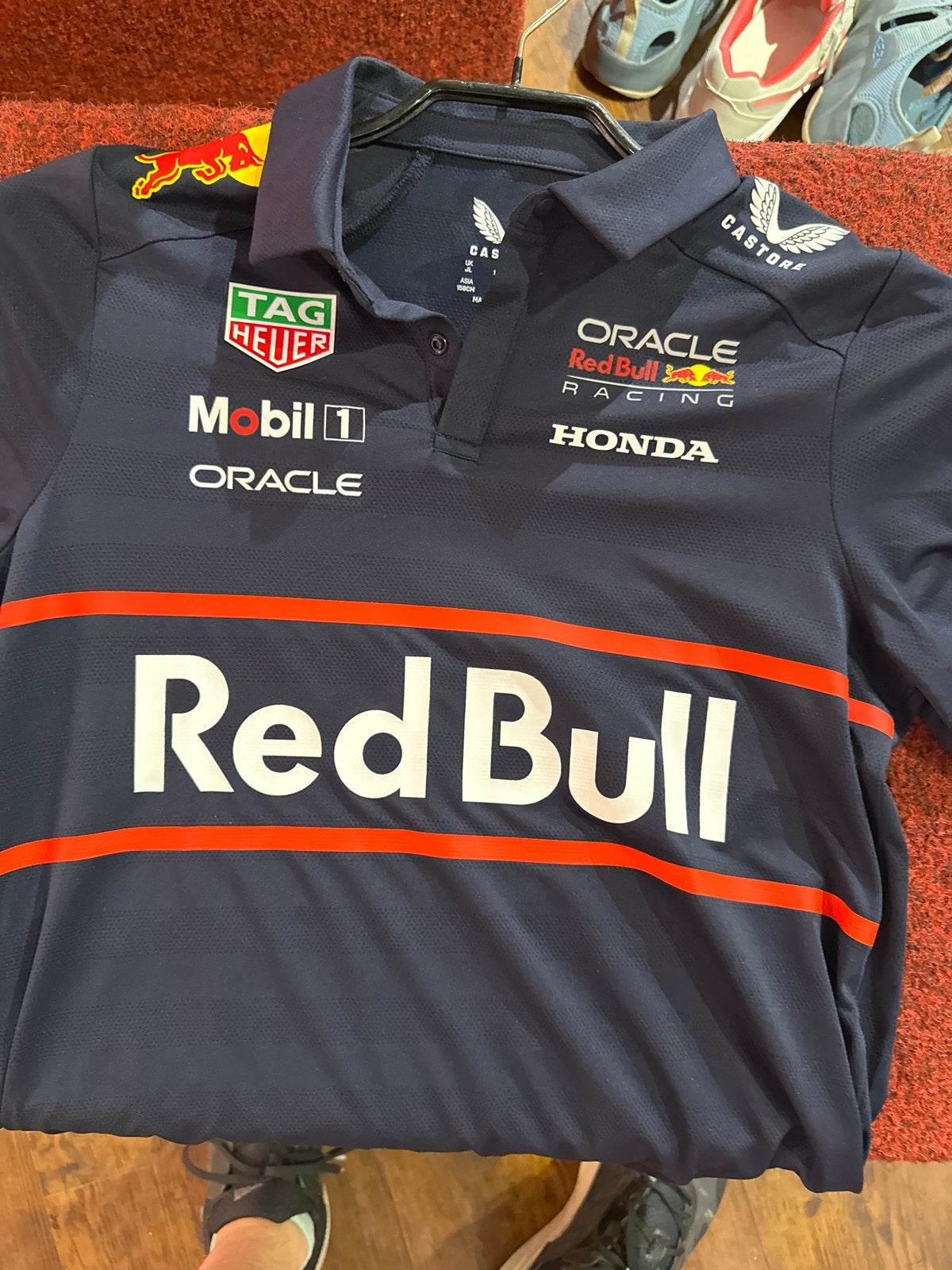 Nieuw Red Bull Racing F1 Team Polo Shirt Castore, Ophalen of Verzenden, Nieuw, Overige maten, Blauw