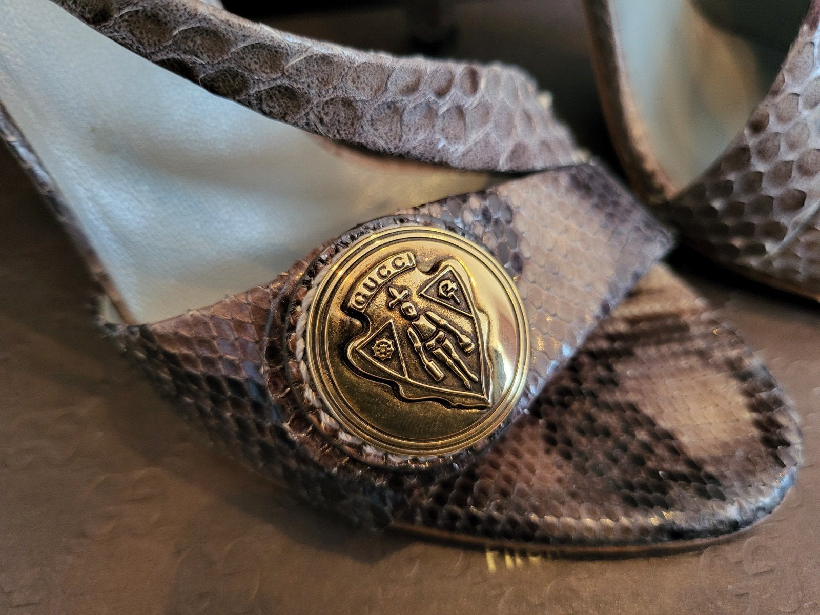 Gucci Pitone Iride Butter Lux Hakken Maat 36, Kleding | Dames, Schoenen, Pumps, Overige kleuren, Ophalen of Verzenden, Gucci